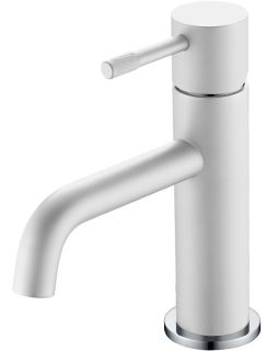 Смеситель для раковины Boheme Uno 461-WCR белый/хром